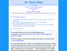 Tablet Screenshot of kevinpezzi.com